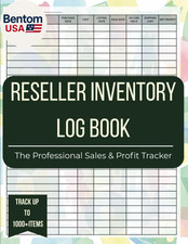 Reseller Inventory Log Book: Professional Reselling Business Ledger for Online S