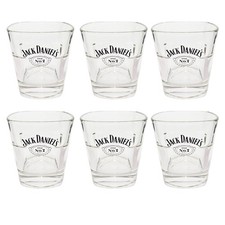 6x Jack Daniels Whiskey Glas 0,2l Tumbler Gläser Old No. 7 Longdrink Gastro Bar