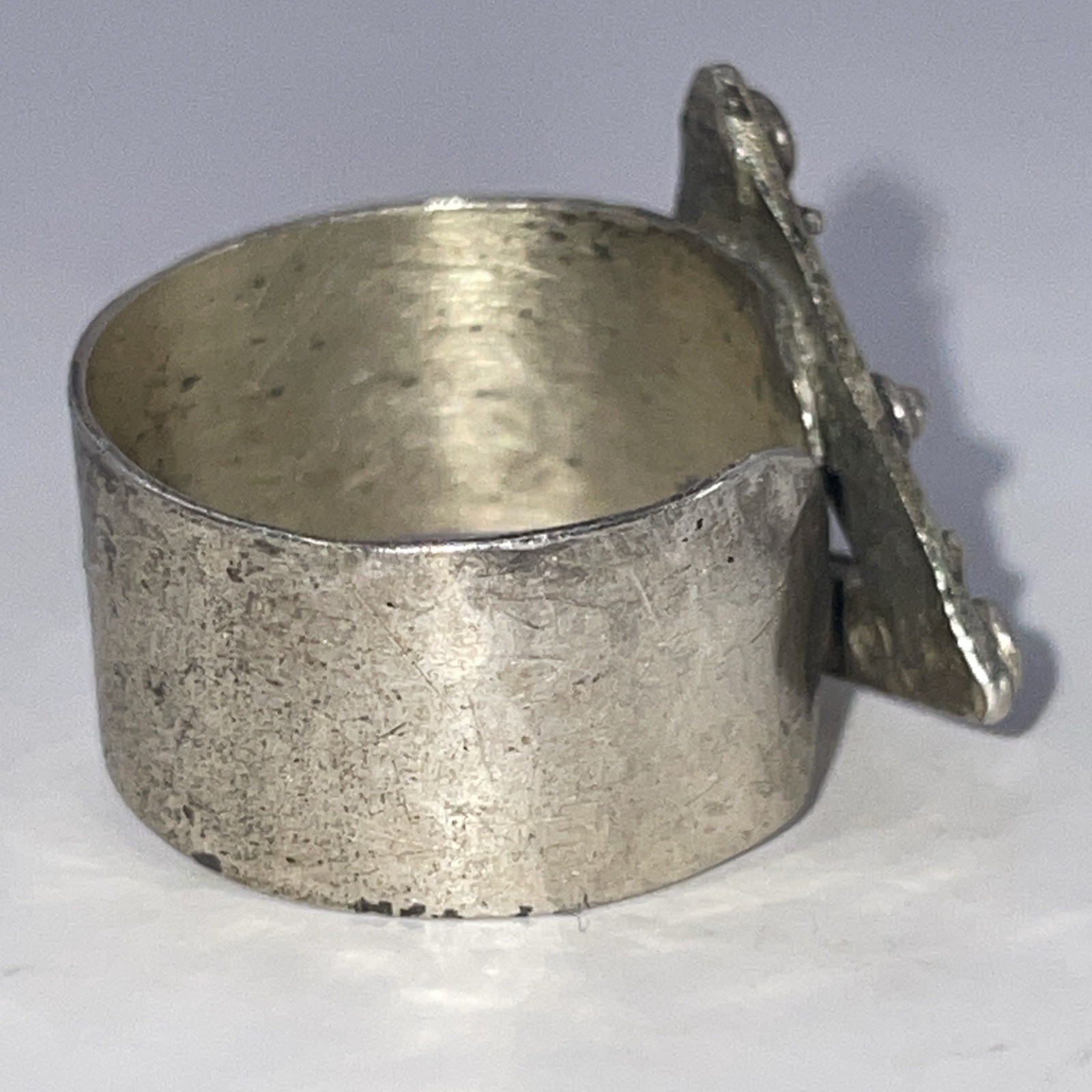 Triangle Silver Work Design Sterling Silver Ring … - image 3