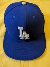 New Era LA Dodgers 2020 World Series Champions 59FIFTY Fitted Hat 7 1/4 Blue