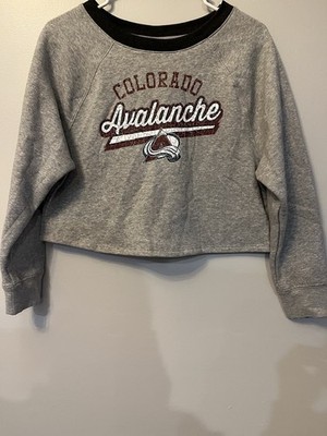 Colorado Avalanche NHL Gray Sweatshirt Medium 7/8 Officially Licensed