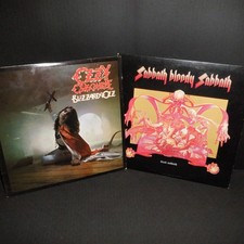 Ozzy Osbourne vinyl Black Sabbath LP LOT Bliz...