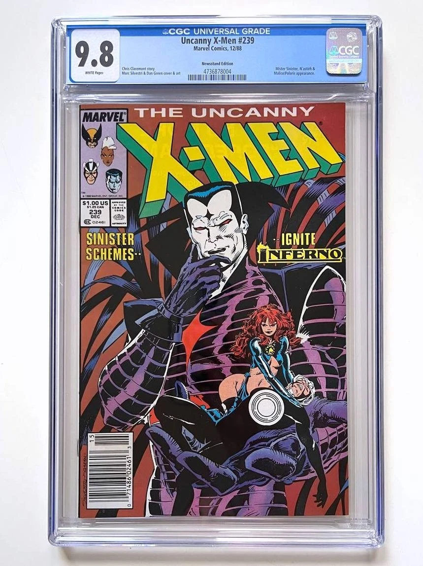 Uncanny X-Men Certified Guaranty Company (CGC) 9.8 Near Mint/Mint