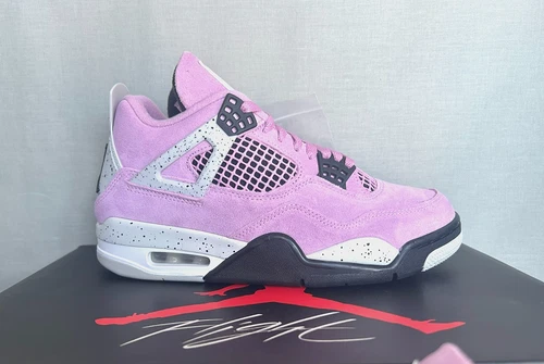 Air Jordan 4 Retro Orchid Women's Performance Basketball Sneakers AQ9129-501