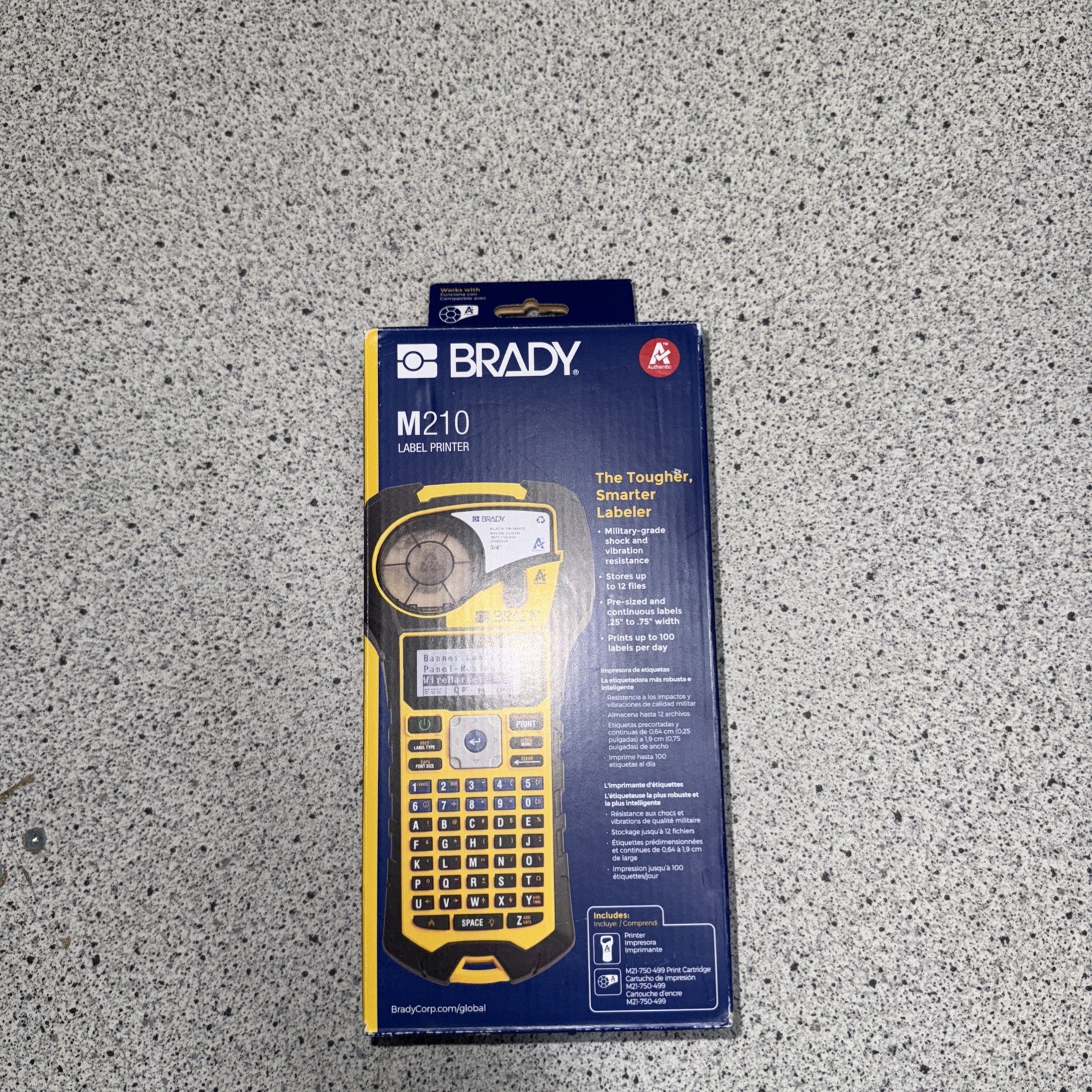 Brady M210 Portable Label Printer - Labelling Device & Label Maker(missing Cover