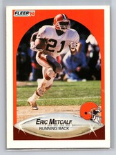 1990 Fleer #55 ERIC METCALF Cleveland Browns