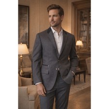 Corneliani Wool Cashmere Blazer 44R Gray Sport Coat