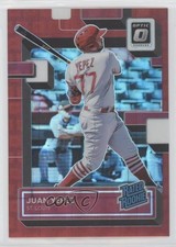 2022 Panini Donruss Optic Rated Rookie Red Pandora Prizm 52/99 Juan Yepez 04br
