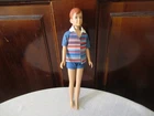 Vintage 1963 Barbie Ricky 9" Doll With Original Clothes Skipper's Friend Mattel