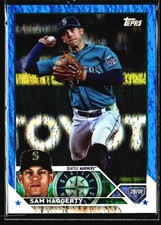 2023 Topps Sam Haggerty 497/999 Seattle Mariners #230