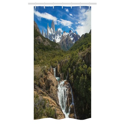 Landschaft Schmaler Duschvorhang Fitz Roy
