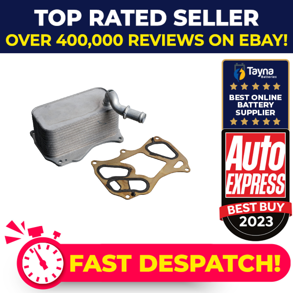 Oil Cooler fits MERCEDES E450 3.0 2018 on M276.823 2761880001 A2761880001 Febi