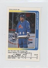 1991-92 Panini Album Stickers Curtis Leschyshyn #256 0au4