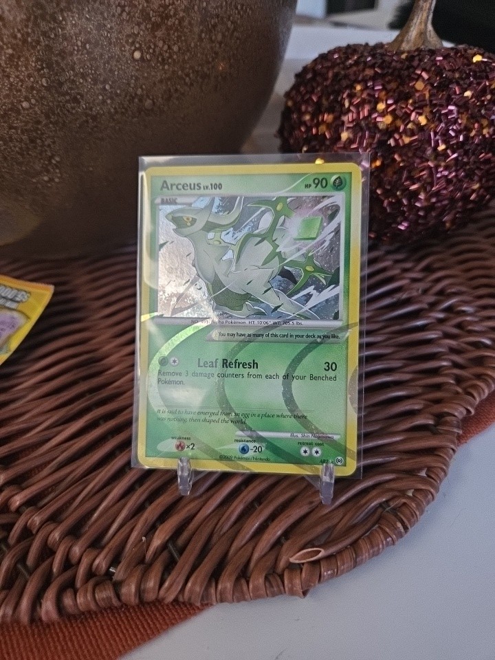 Pokemon TCG Arceus AR2 Holo Rare Foil Grass Type