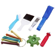 Ensemble de Nettoyeur D'Ailerons Climatiseur 6Pc, Condenseur à Peigne à Ail6188