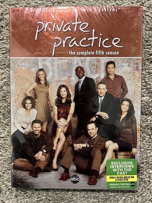 Private Practice: The Complete Fifth Season DVD (2012) 5-Disc Set Factory Sealed