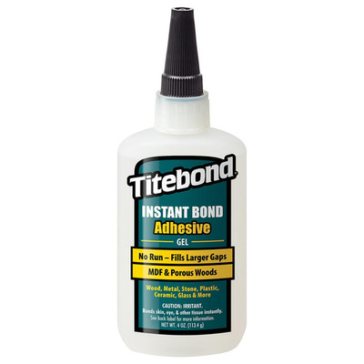 Instant Bond Gel Adhesive, 20-Second Bond, Home Repair, Woodworking, Crafts, Mit