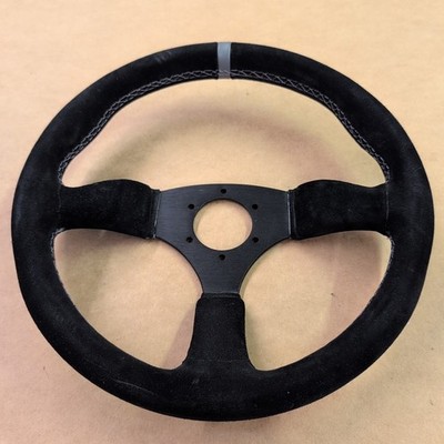 Black Ops Machine Classic Suede Steering Wheel -Polaris/CanAm UTV- FREE SHIP! 
