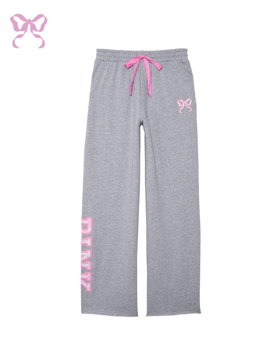 PINK x LoveShackFancy, XS, Wide leg Sweatpants