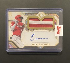 2025 Diamond Icons Elly De La Cruz Jumbo Patch Auto /25 Reds Topps Sealed AJP-EC