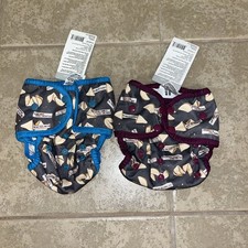 Set of 2 Thirsties NWT Good Fortune Swim Diaper Sz 2
