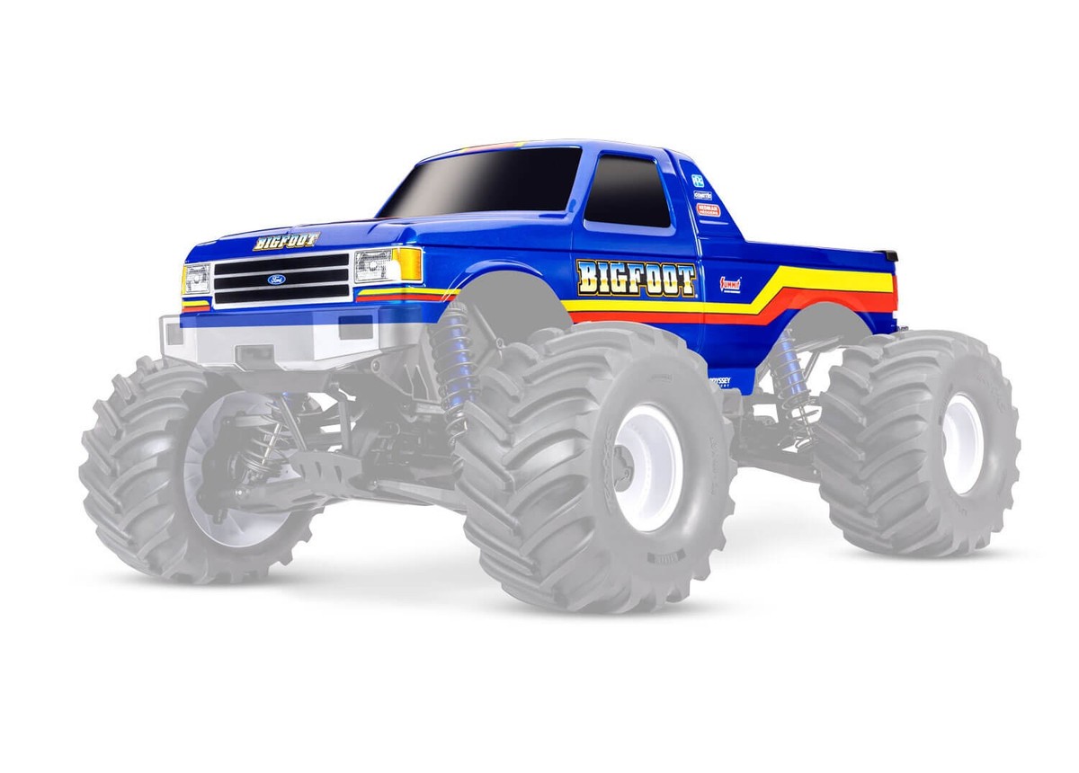 Traxxas X-Maxx MT/X-Monster Blue Painted Bigfoot #8 Body 7691-BLUE