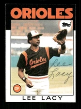 1986 Topps 226 Lee Lacy signed auto autograph  vintage bp ASC BXCP58