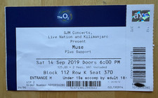 Muse O2 London 2019 Concert Ticket