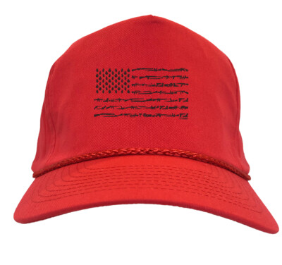 American Flag Gun Collage - 2nd Amendment Freedom Golf Hat