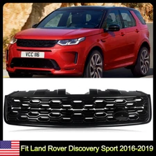 Gloss Black Front Bumper Grille Grill For Land Rover Discovery Sport 2016-2019