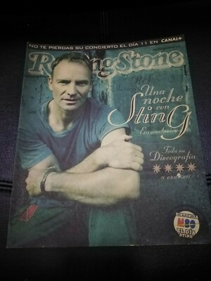 Rolling Stone Zeitschrift Eine Nacht mit Sting