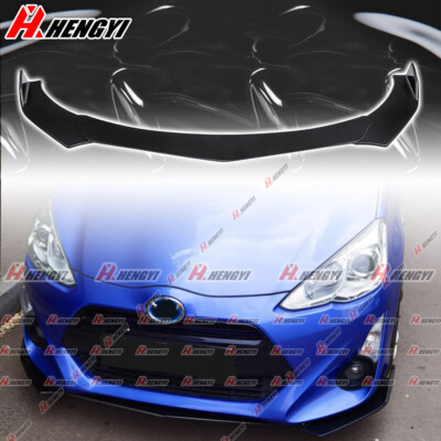 For TOYOTA Prius C (Aqua) 2015 - 2017 Front Lip Splitter Gloss Black