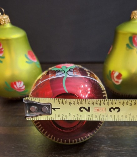 Pier 1 Imports Hand Crafted European Glass Ornaments (Set Of 3) - Picture 11 of 11