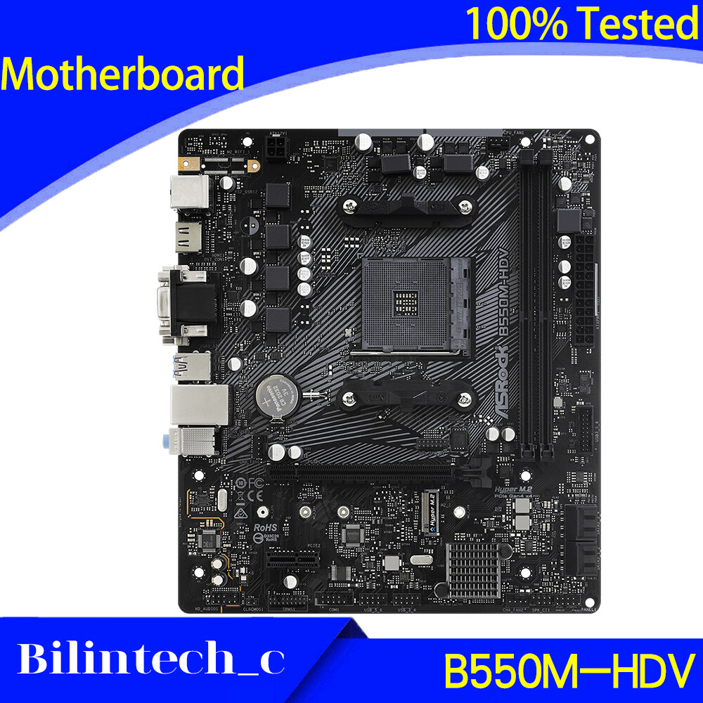 FOR ASRock B550M-HDV Motherboard Supports CPU 3500X/3600X DDR4