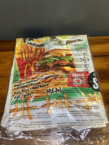 Travis Scott x Mcdonalds Cactus Pack Vintage Bottleg T-Shirt sz M - Picture 1 of 3