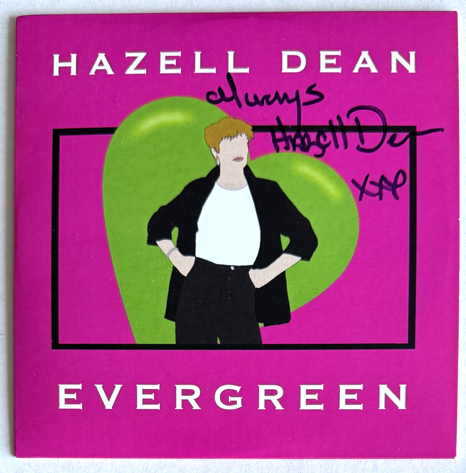 HAZELL DEAN * EVERGREEN * UK LIMITED EDITION SIGNED 2 TRK CD * 100 ONLY! * BN&M!