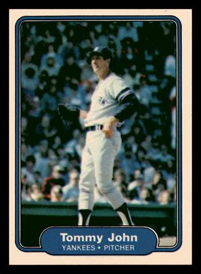 #ad 1982 Fleer Tommy John #40 New York Yankees Near Mint NM $6.00