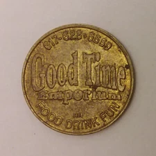 Good Time Emporium Somerville, MA Arcade Game Token 24mm