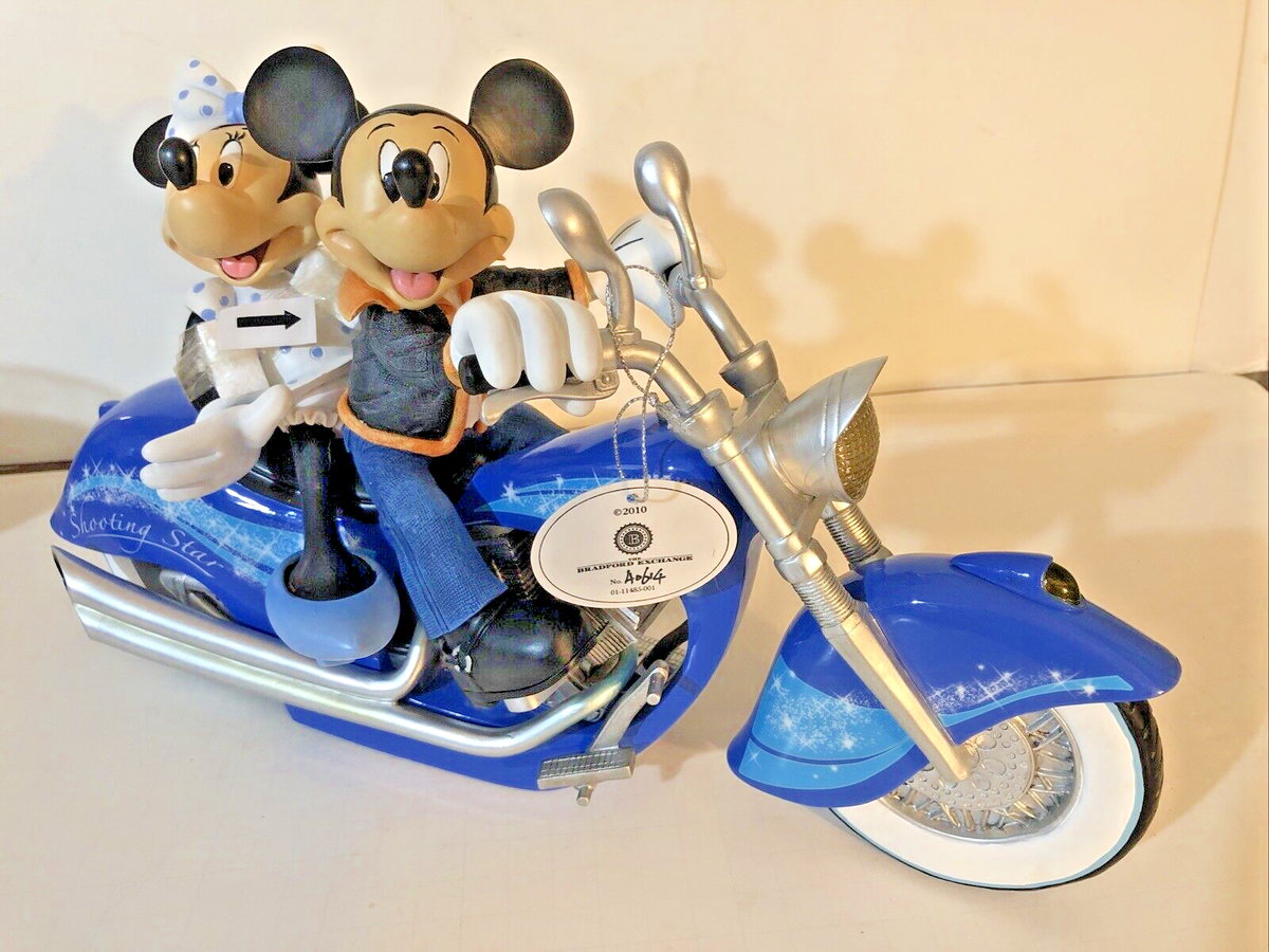 Mickey Minnie Star Power Motorcycle Lights Sound Bradford Exchange