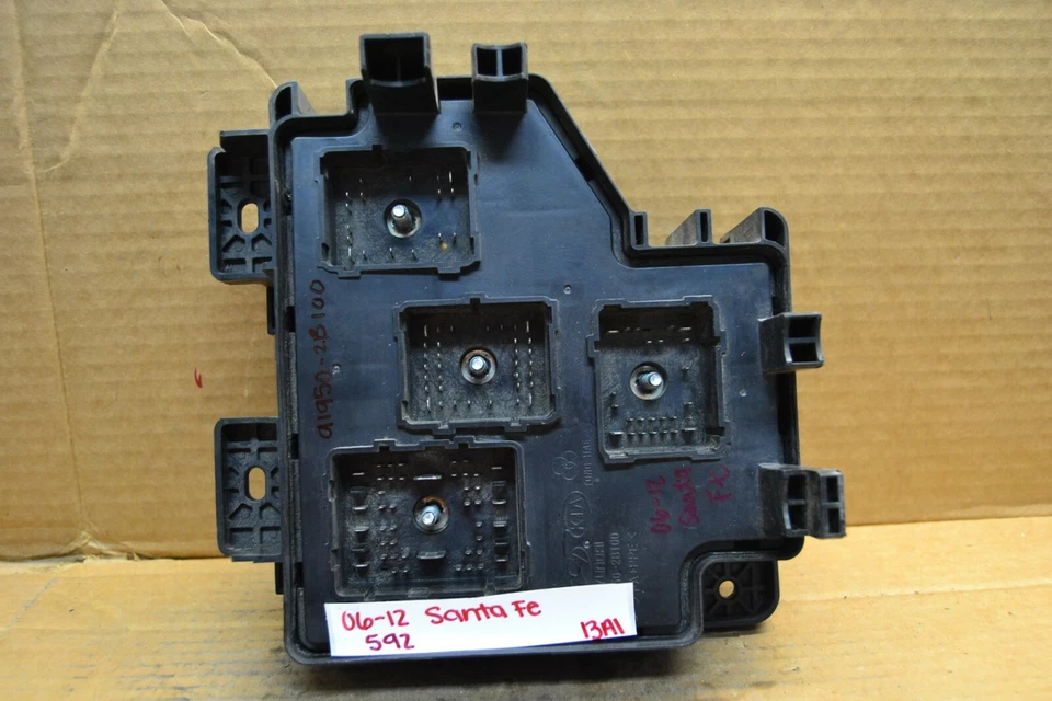 2006-09 Hyundai Santa Fe предохранитель коробка соединения оригинальный модуль 919502B100 592-13a1 - Изображение 2 из 4