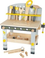 Werkbank Miniwob Kompakt Holz Ca. 45 X 28 X 52 Cm