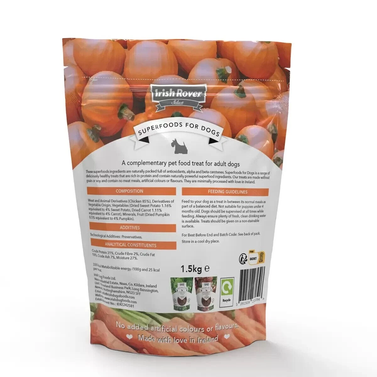 Irish Rover Superfoods Dogs Chicken Treats Sweet Potato, 43 OFF