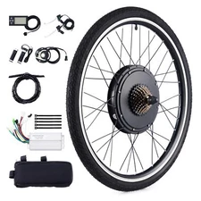 1000W 26'' 48V eBike Conversion Kitw/ LCD Display  Rear Wheel Hub Motor
