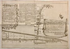 Baricella Bologna strada detta Colombara antica pianta di Pellegrino Canali 