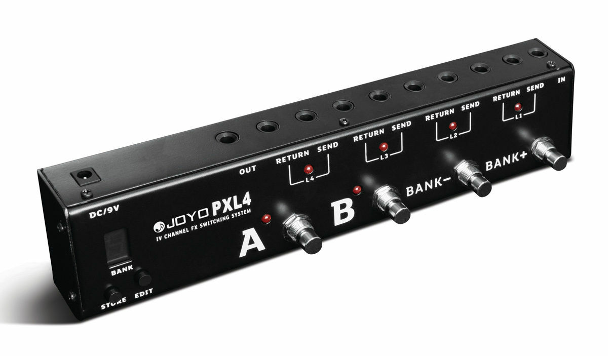 ギター JOYO PXL4 4 Channel FX Switching System JOYO PXL4 Programable 4- Channel Looper Control Station FX Pedal