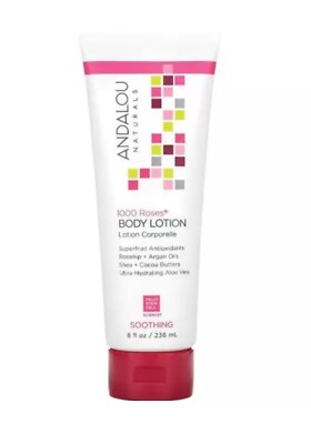 Andalou Naturals 1000 ROSES Fruit Stem Cell SOOTHING Body Lotion ULTRA HYDRATING