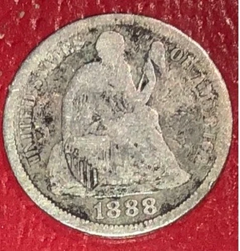 1888 Seated Liberty Dime !!  Liberty !!