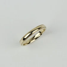 14k Yellow Gold Mens Milgrain Edge Wedding Band Ring Size 10.75