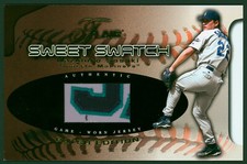 2002 Flair Sweet Swatch KAZUHIRO SASAKI Jumbo Patch Edition Nameplate SP #/80