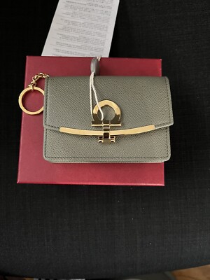 ferragamo Gancini business card holder+key